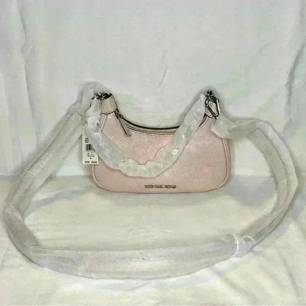 NWT Michael Kors Cora Extra-Small Pebbled Leather Shoulder Bag Crossbody